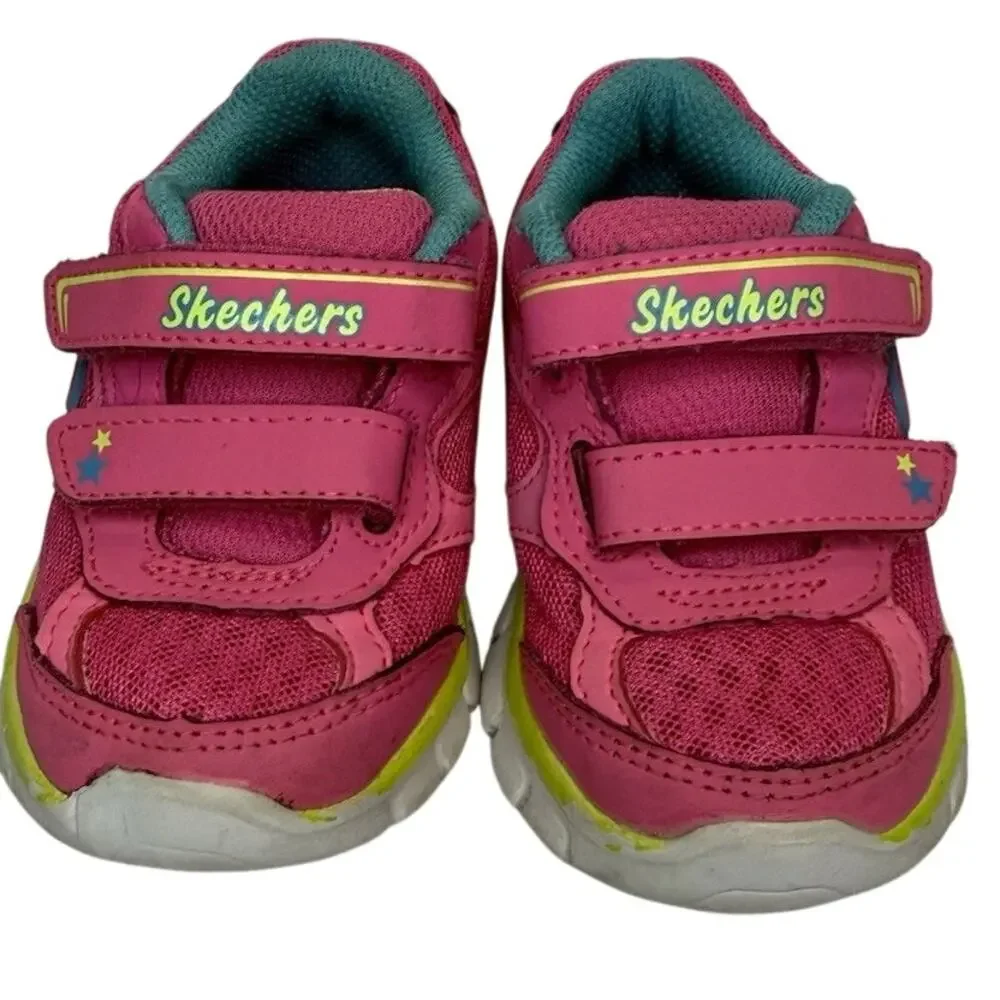 Skechers Synergy Lil Softy sneakers Toddler 5 Neon Hot pink